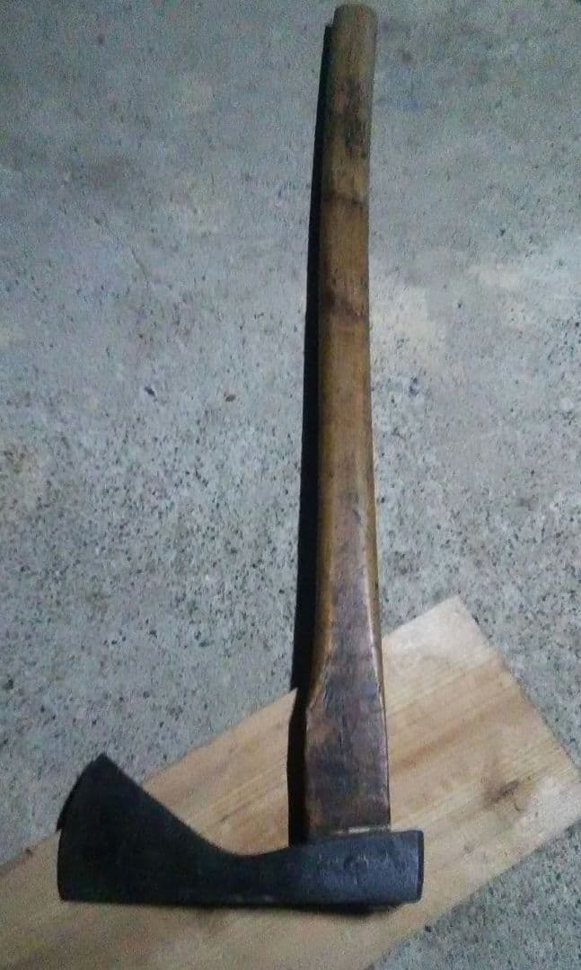 【銘有り】鉞　斧　 古民具　骨董　古物　約2.3kg　最終値