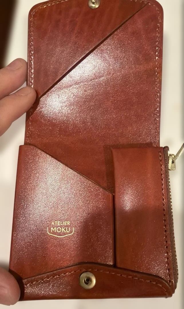 アトリエMOKU 小さく薄い財布SAKU ver.3 Plus Rugato