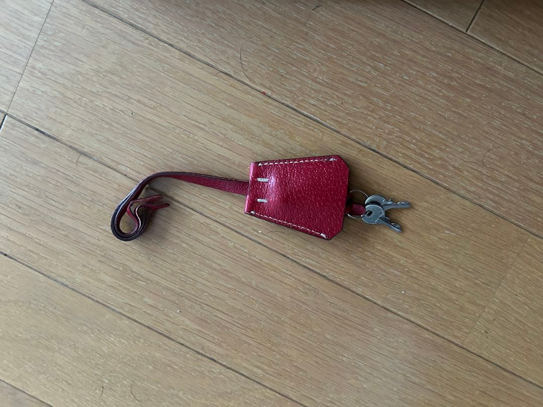 V*e様 PRADA ボストンバッグ ベージュ/赤 約70cm