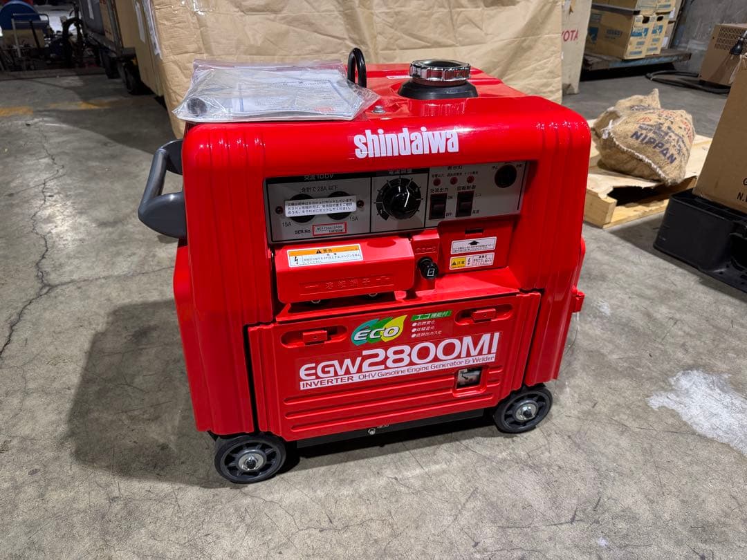 shindaiwa EGW2800MI 発電機 赤