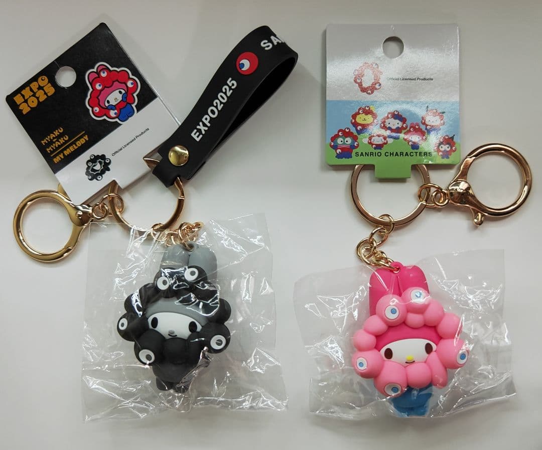 ま*ぁ様 関西万博　マイメロディー　ミャクミャク　サンリオキャラクター キーホル