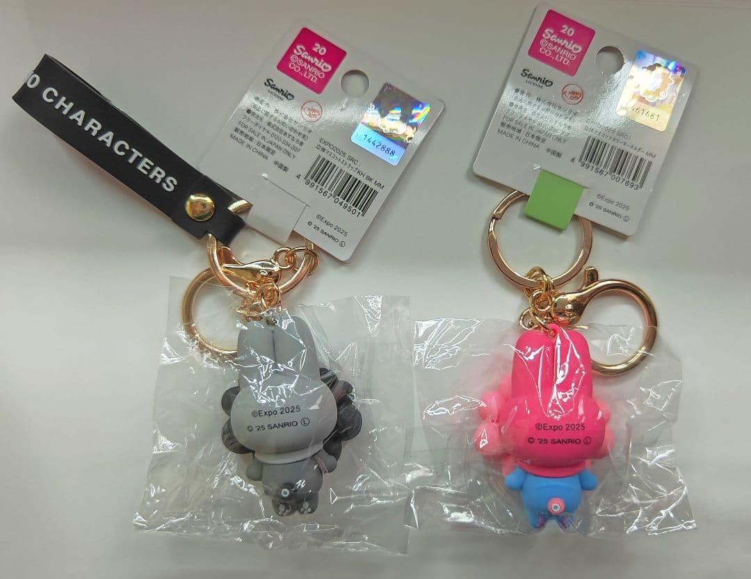 ま*ぁ様 関西万博　マイメロディー　ミャクミャク　サンリオキャラクター キーホル