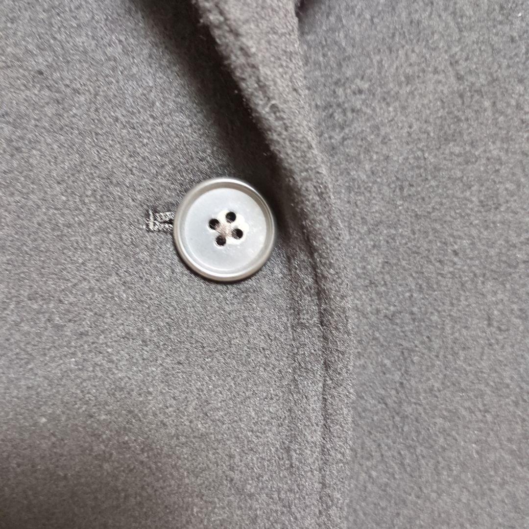 美品　オンワード　jプレス　チェスターコート　黒　クリーニング済　上品