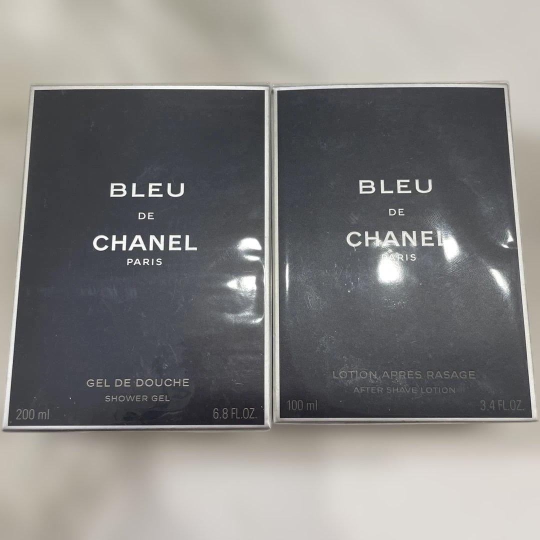 新品 BLEU DE CHANEL ボディウォッシュ　シェイヴローション　セット
