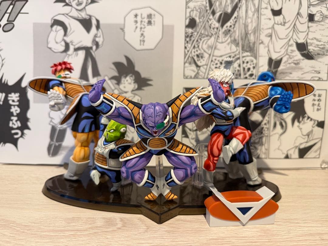 ドラゴンボール　リペイント　THE出陣　ギニュー特戦隊5種セット