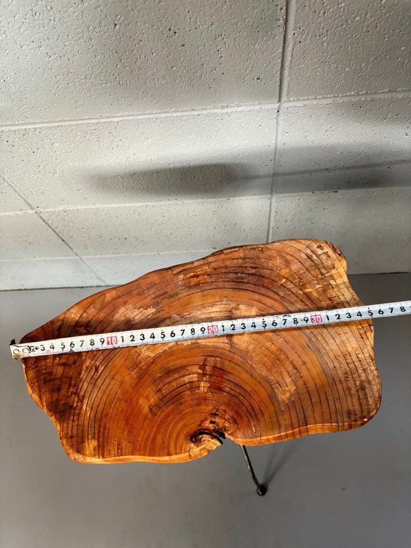 無垢材サイドテーブル　コーヒーテーブル　ナイトテーブル　観葉植物置き台