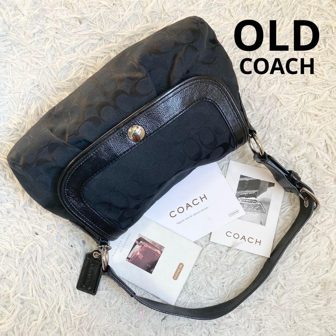 未使用保管品 coach archive vintage old ワンショルダー