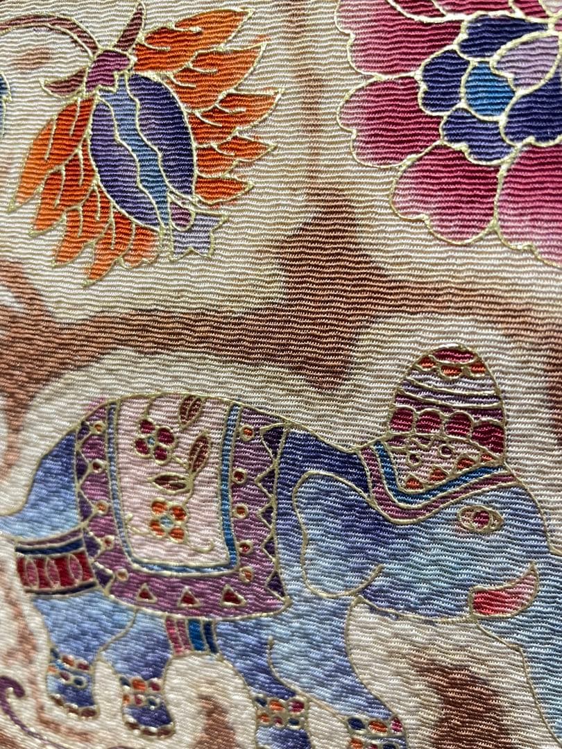 サ*バ様 □岡重　京都OKAJIMA 利休バッグ　正絹　和装　友禅　お茶席