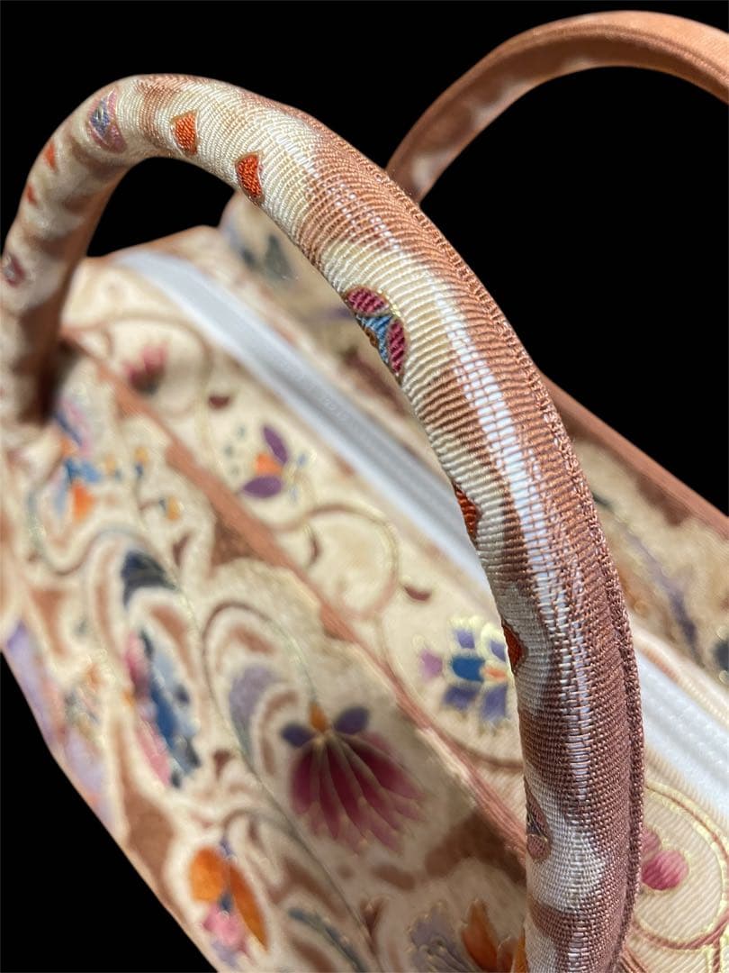 サ*バ様 □岡重　京都OKAJIMA 利休バッグ　正絹　和装　友禅　お茶席