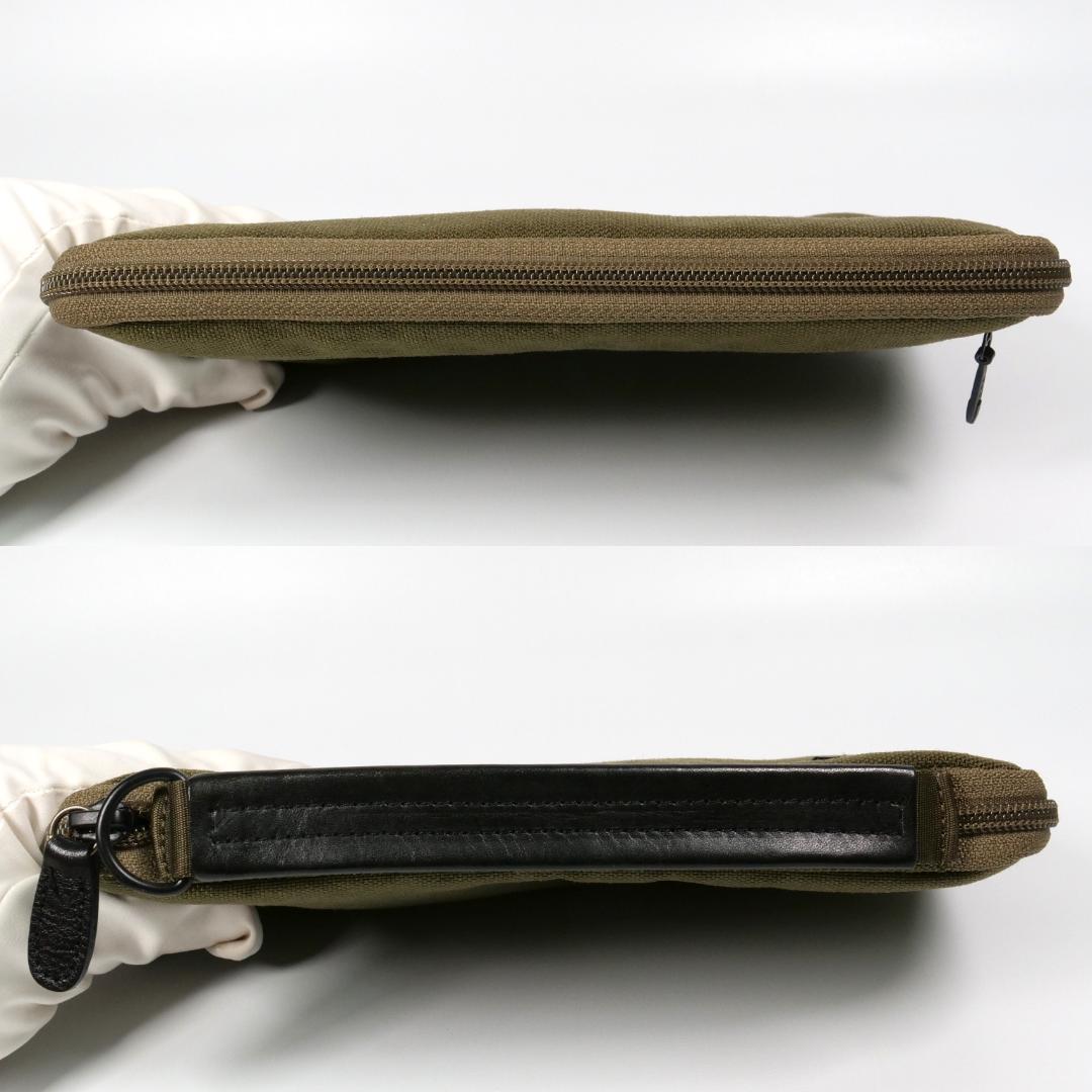 PORTER×MONOCLE トラベルウォレット オーガナイザー カーキ