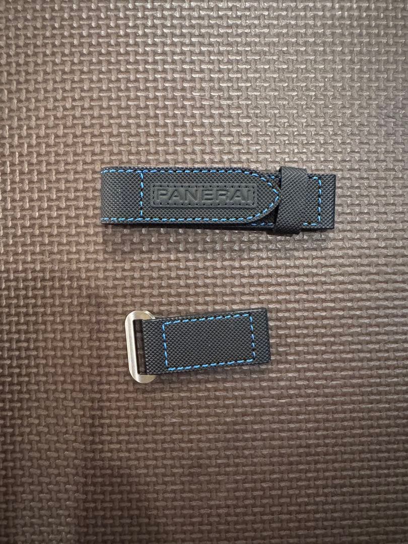 PANERAI サブマーシブル42mm用、ラグ幅22mm 付属ベルト　未使用