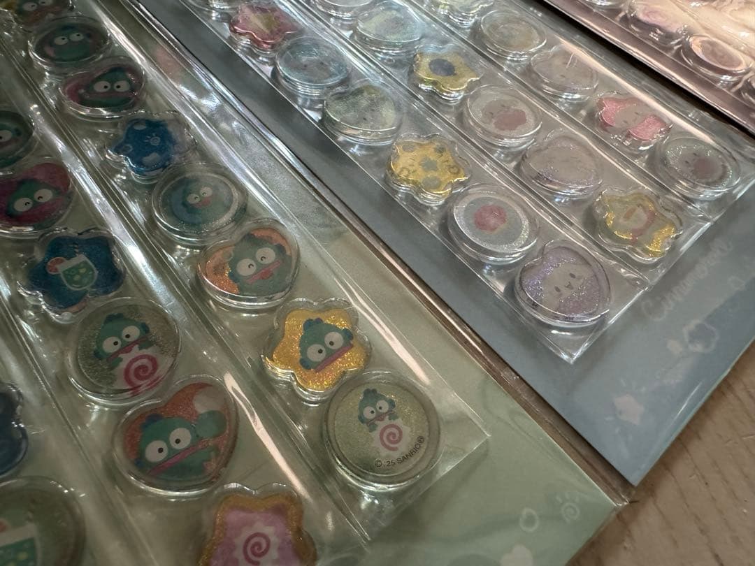 サンリオおはじき風シール、マシュマロシール（日本限定）