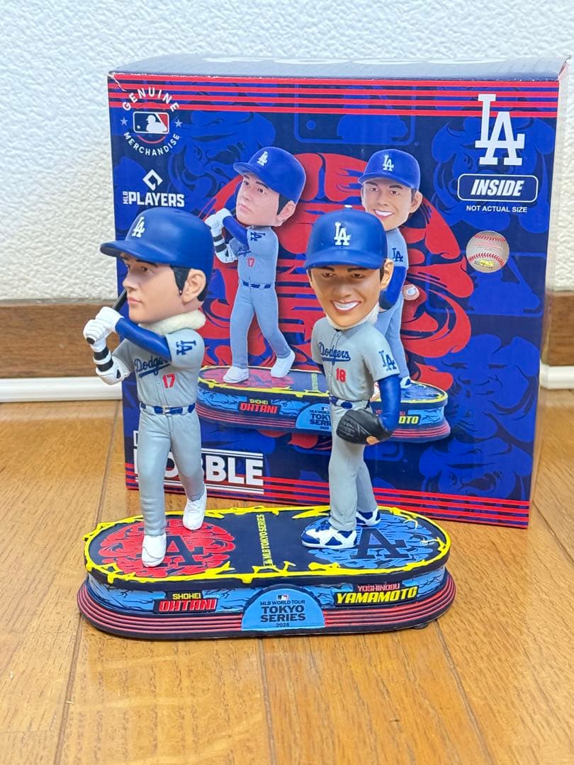 大谷翔平・山本由伸 フィギュアセット 2025年東京シリーズ ボブルヘッド
