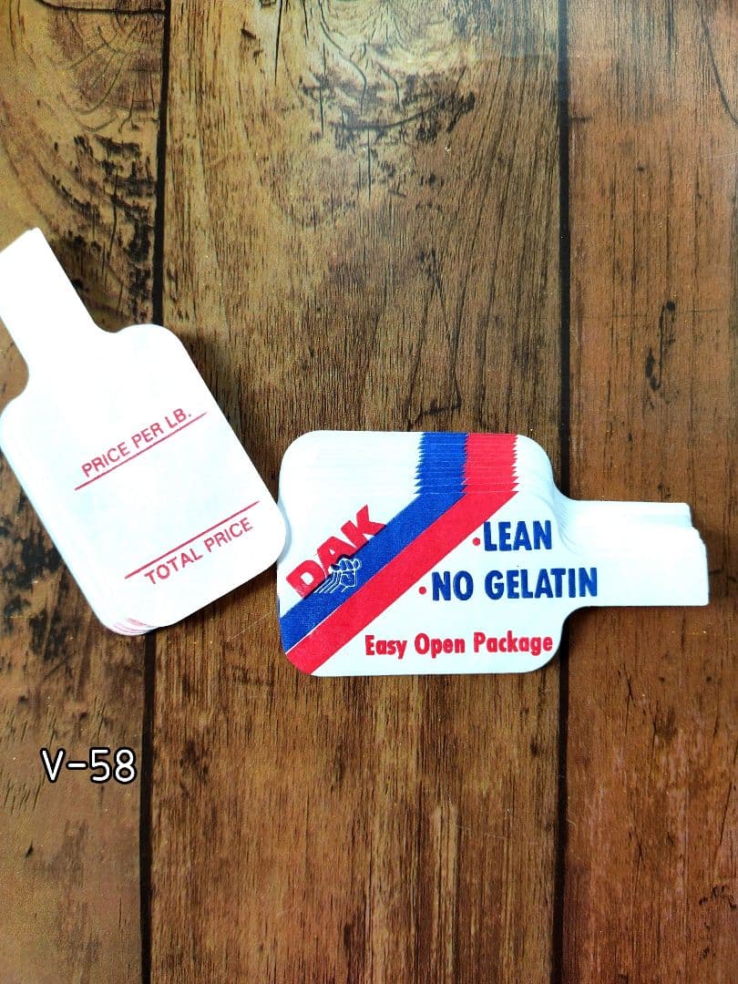 増量！SALE V-58 ミートタグ40枚
