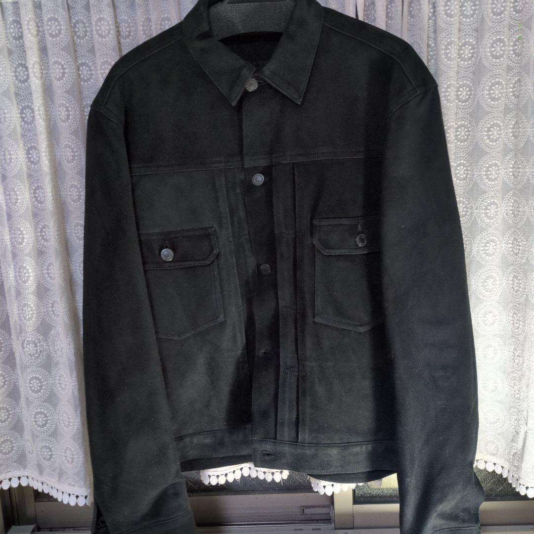 MINEDENIM ブラック スエードジャケット