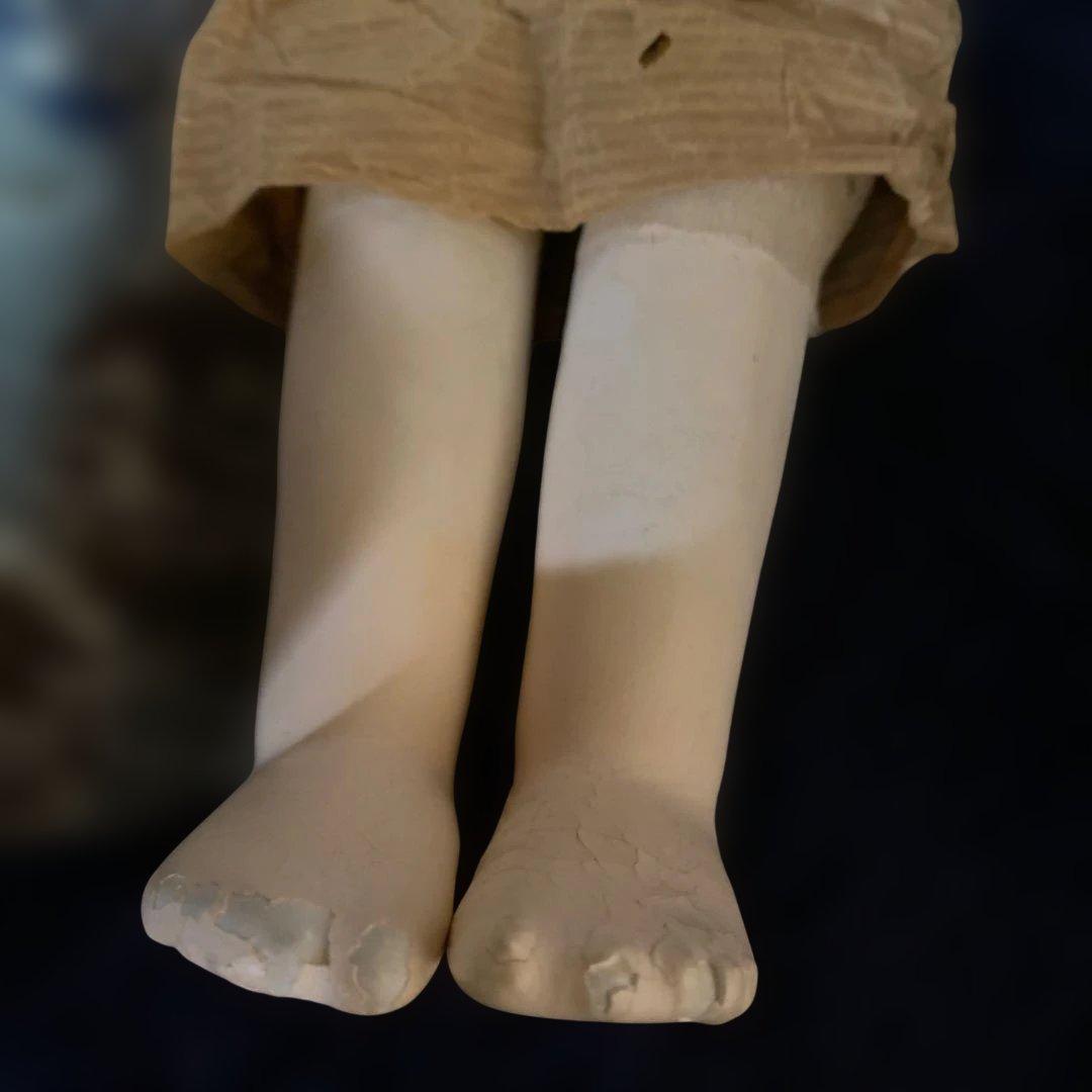 マ様おまとめ　市松人形　2体　男の子と女の子　鳴き　正絹縮緬着物