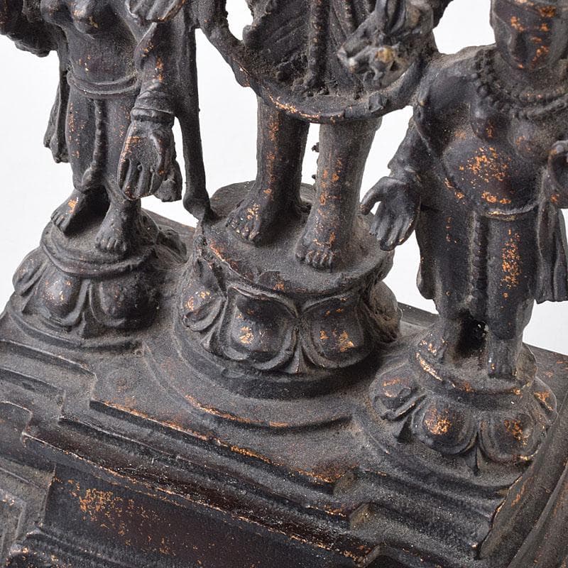 仏教美術　古銅　チベット仏　仏像　置物　V　R8656