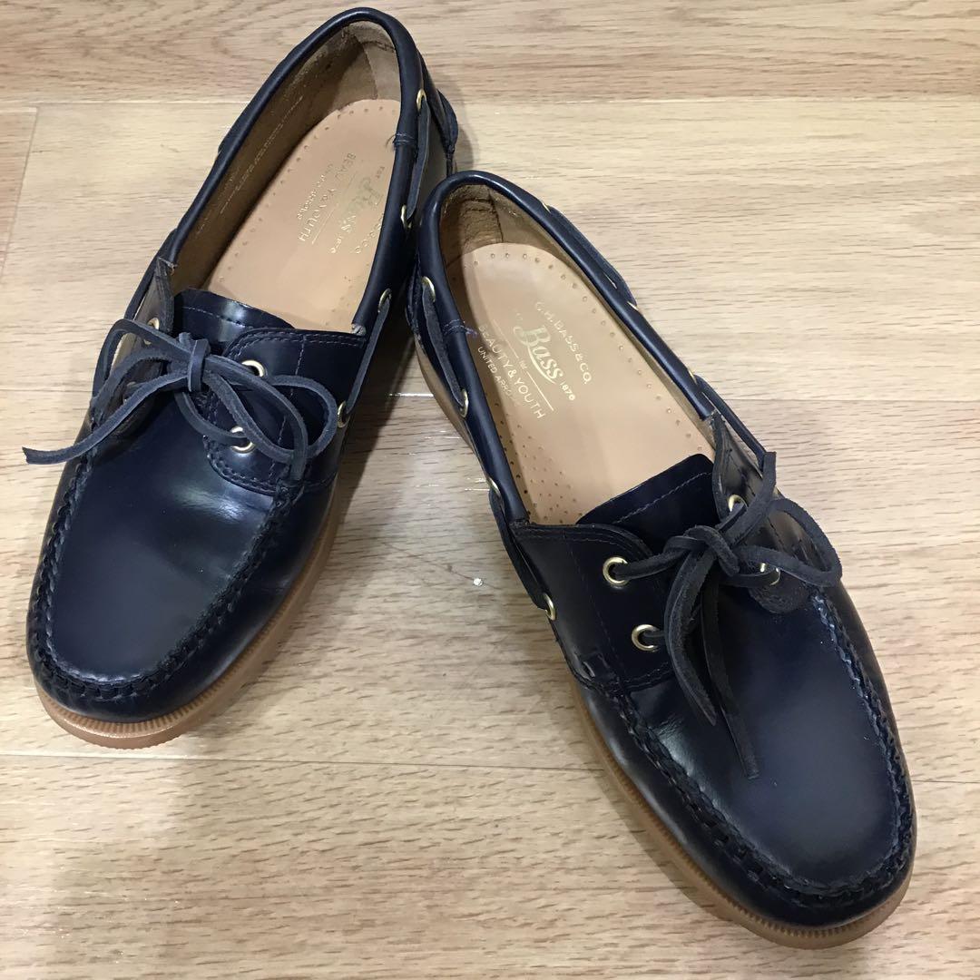 ジーエイチバス BEAUTY&YOUTH別注　モカシン　デッキシューズ