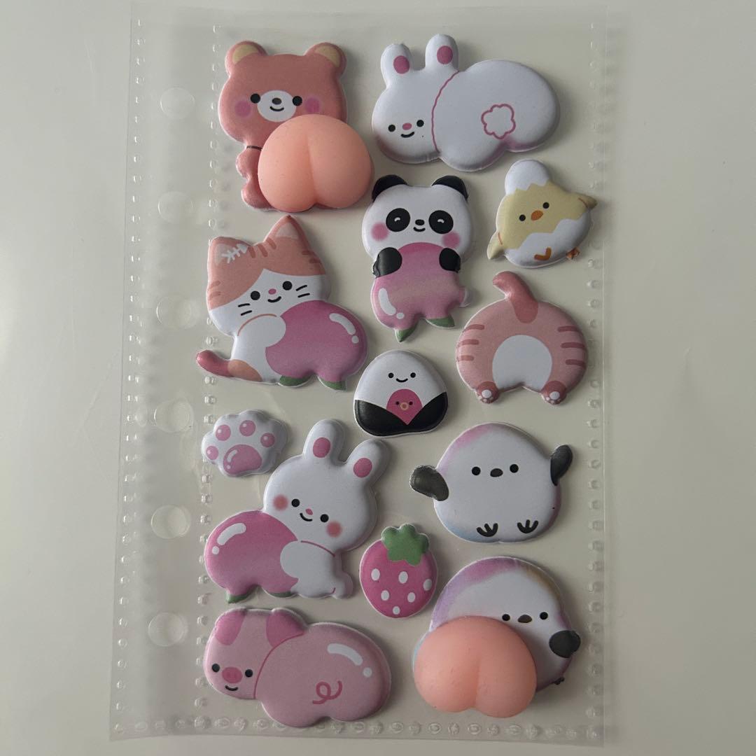 シール帳 完成品 しずくちゃん　ディズニー　あわわちゃん　スンスン　10枚　美品