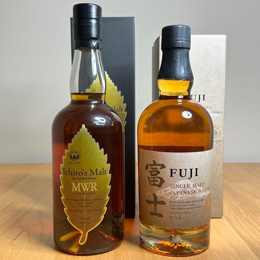イチローズモルト ミズナラウッドリザーブ、 シングルモルトウイスキー 富士