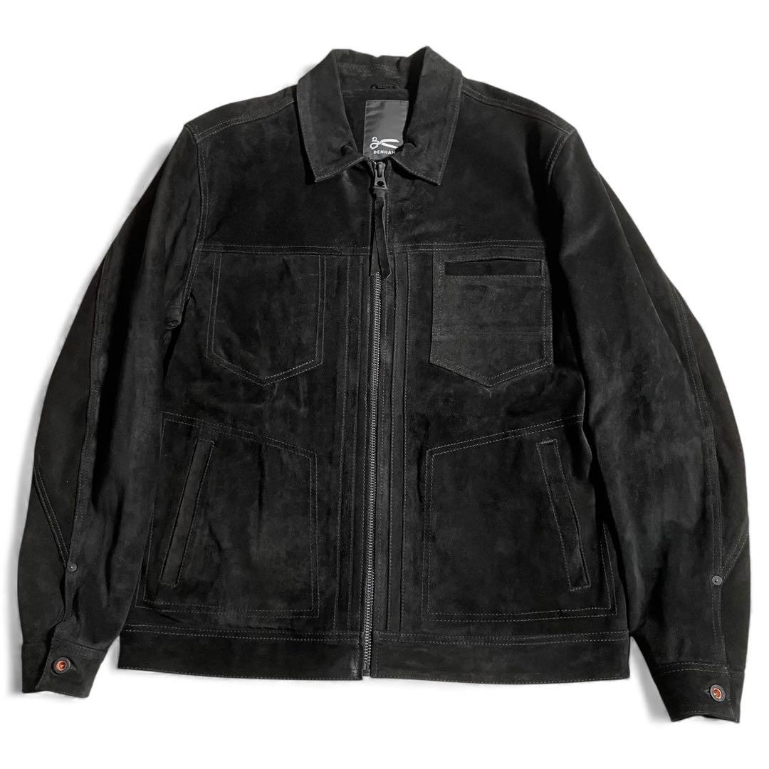 ジャケット・アウター DENHAM CONVOY TRUCKER Suede leather