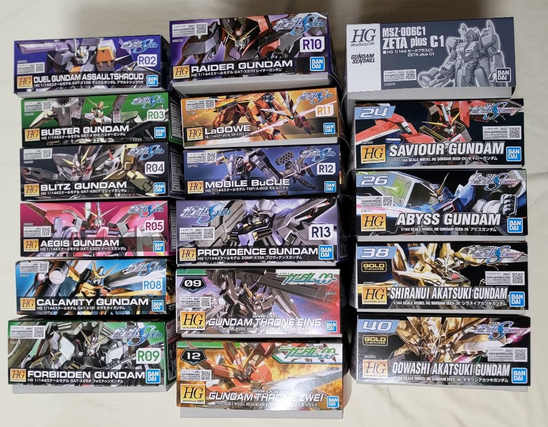 ガンプラまとめ売り HG 1/144