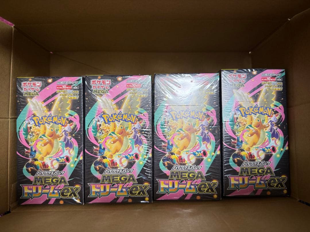 ポケモンカードゲーム MEGAドリームex シュリンク付き8BOX