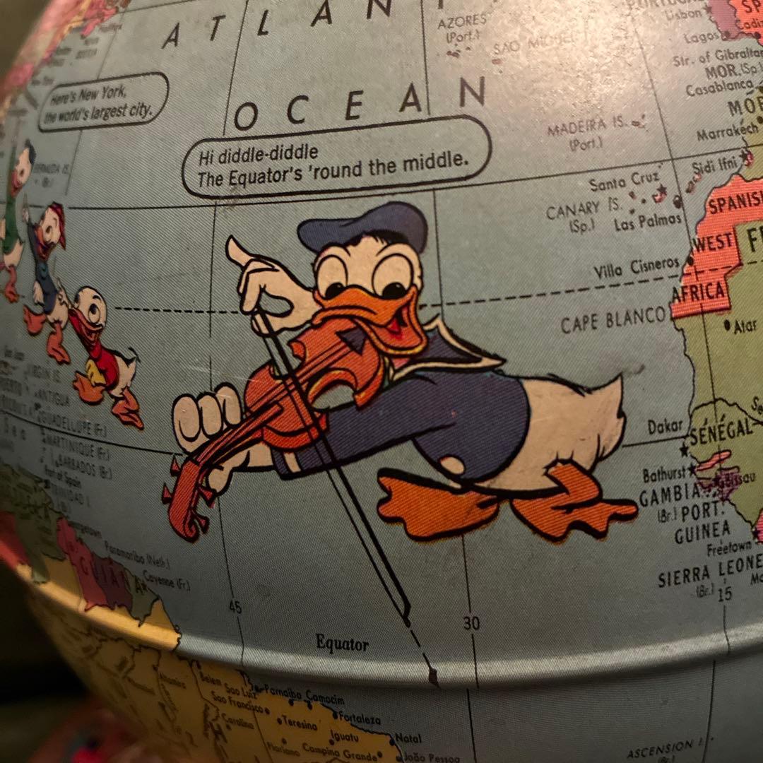 激レア 60's Rand McNally ディズニー 地球儀