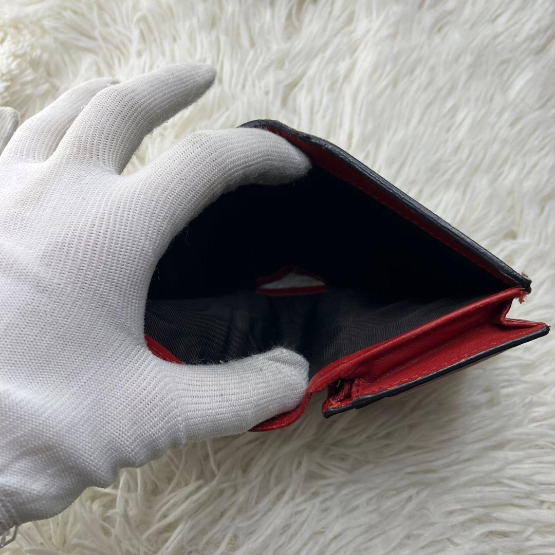 ✨美品✨ GUCCI 二つ折り財布 チェリー GG柄 ストーン抜けナシ