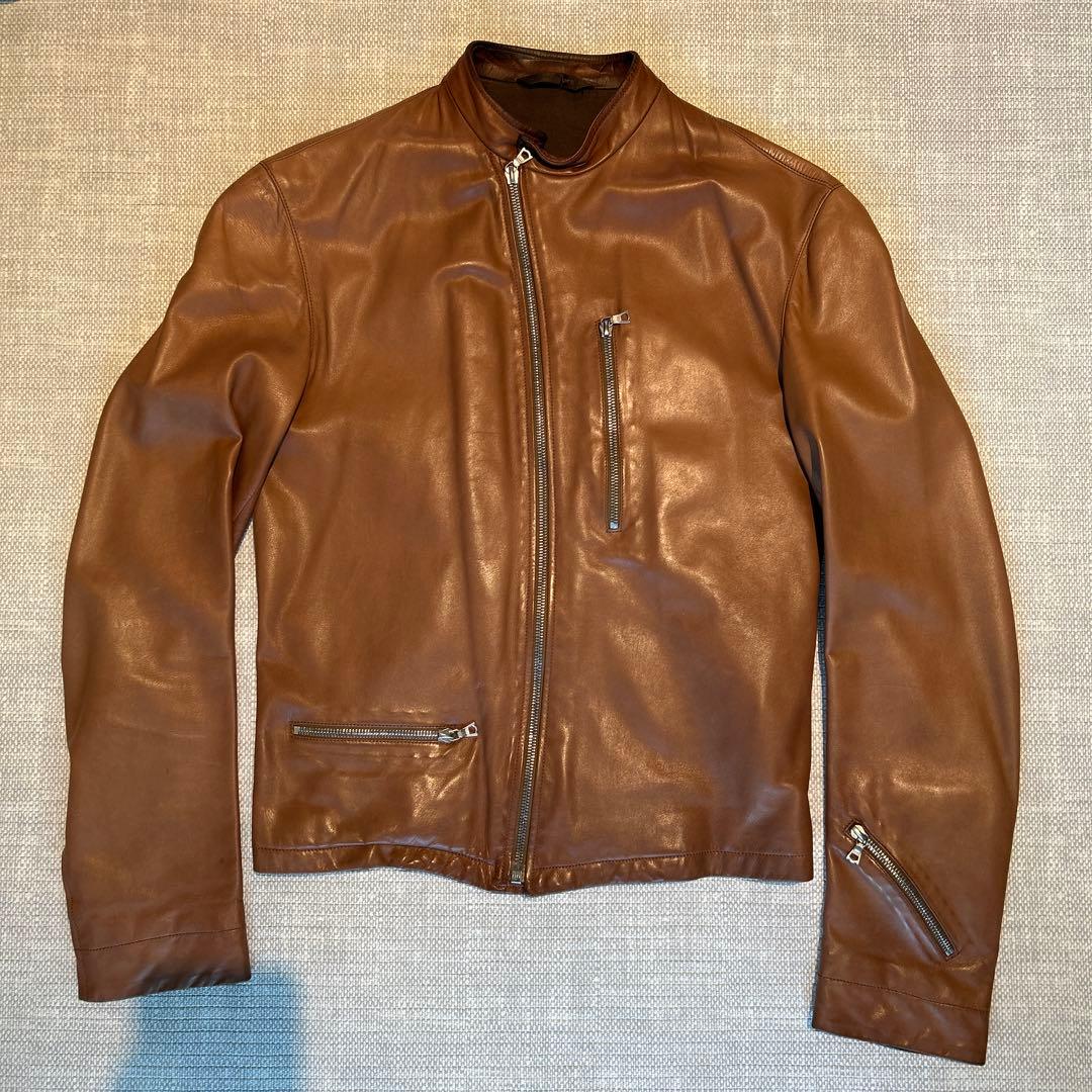 SERAPHIN ライダースジャケット　ベージュ