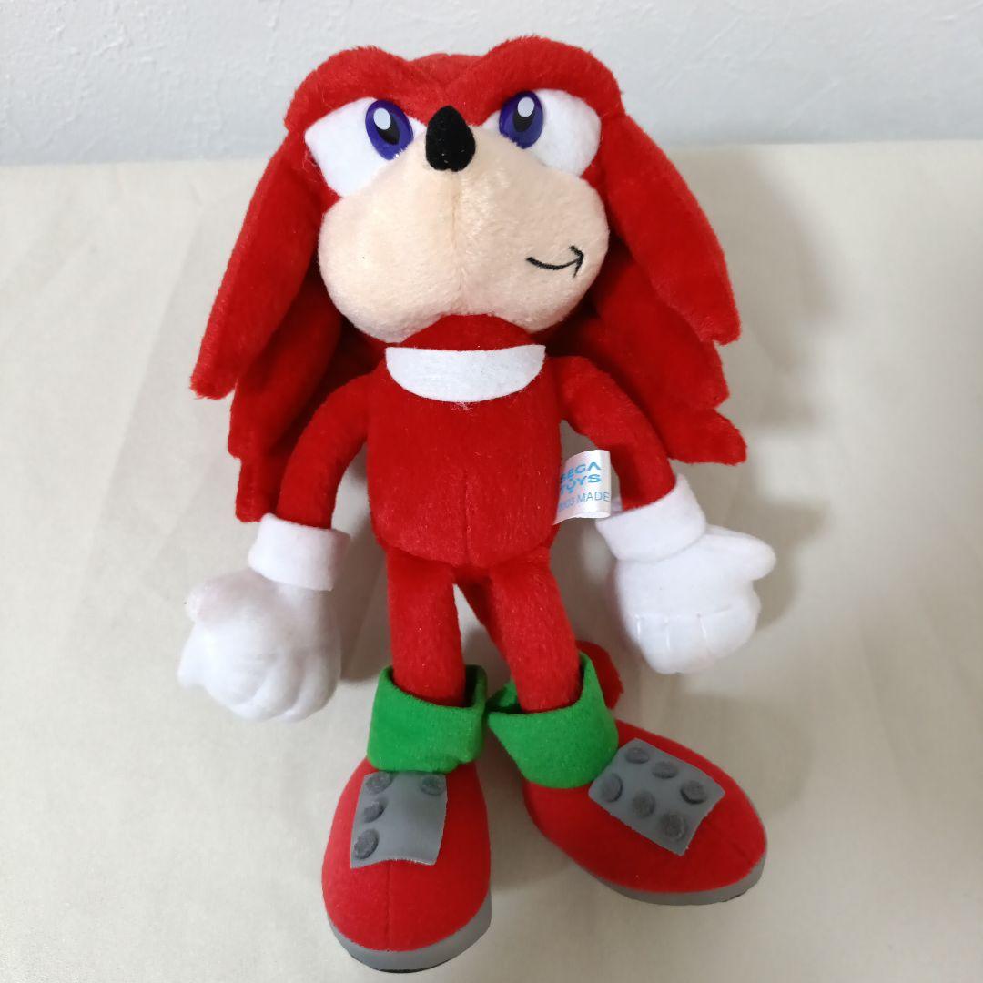 ソニックX　ナックルズ　ぬいぐるみ　2003 SEGATOYS　紙タグなし