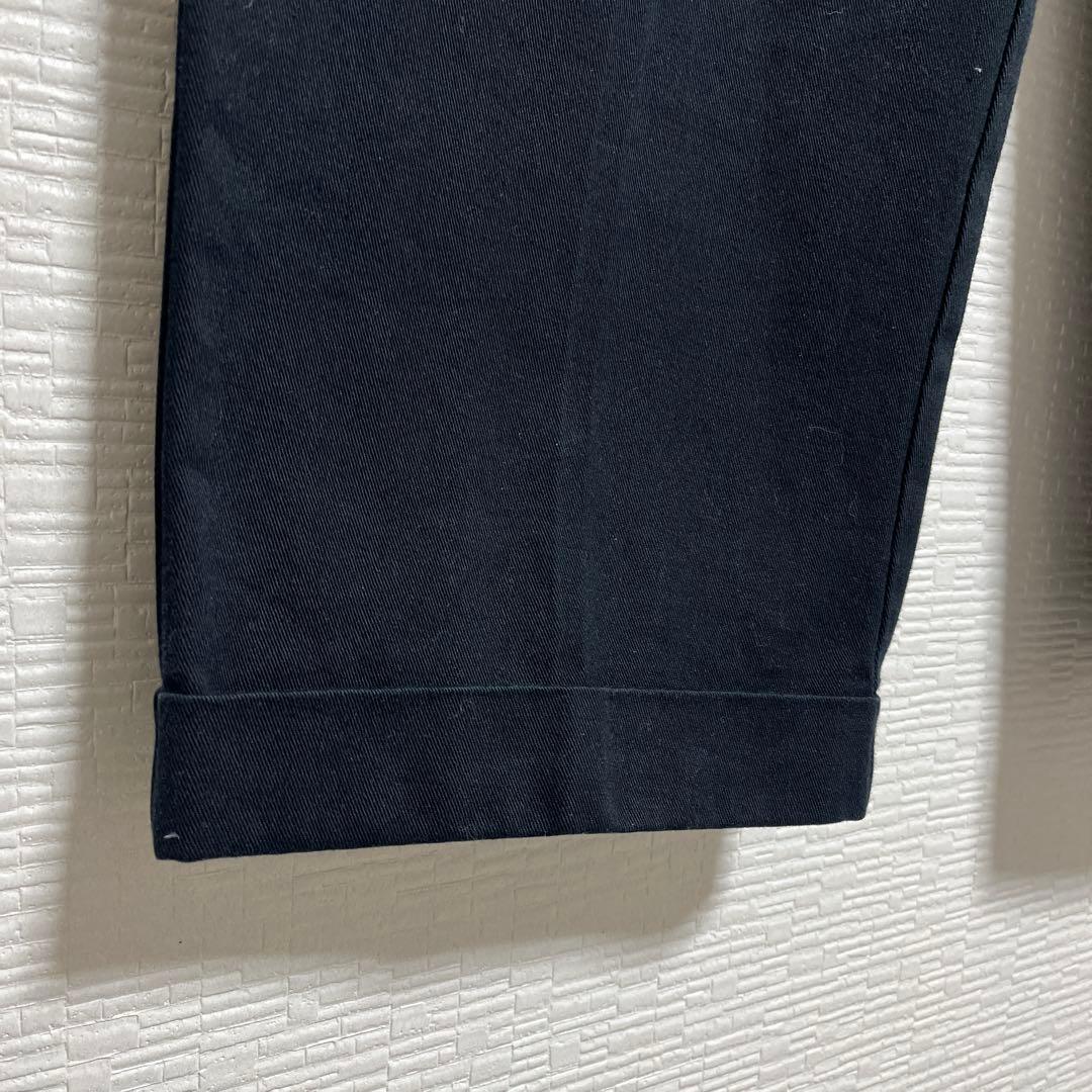 カ*イ様 美品 激安 新品　黒　DOCKERS ブラック　ツータック　チノ ドッ