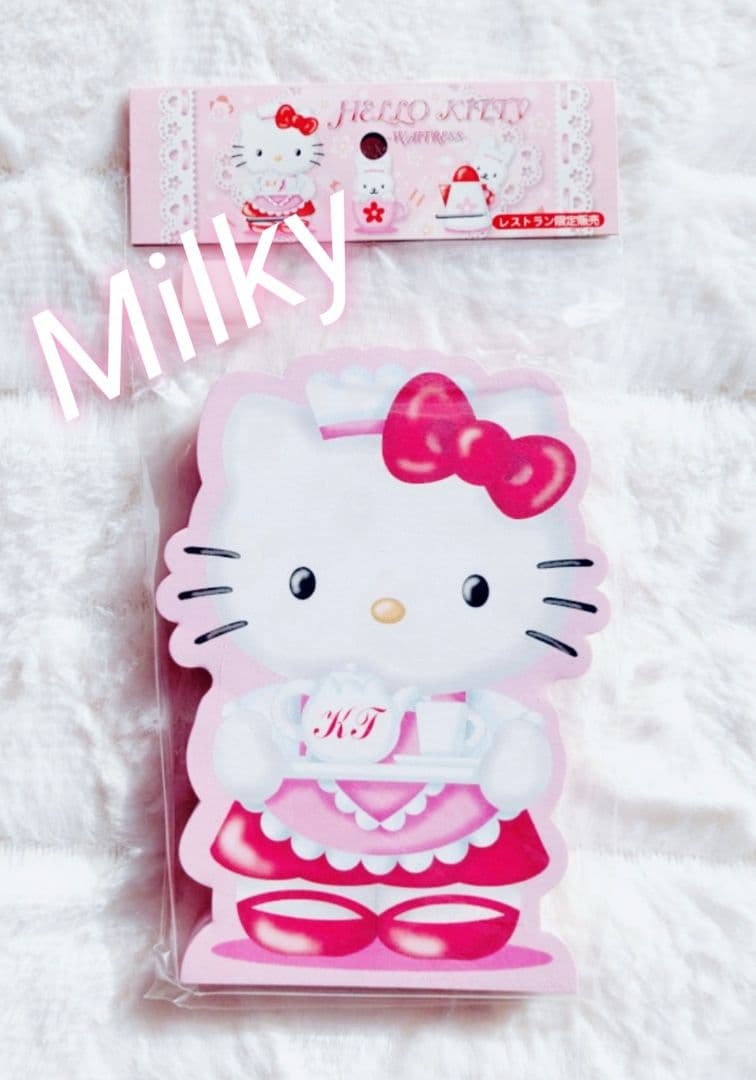 レストラン限定♡ウェイトレスキティメモ2001　希少入手困難レア