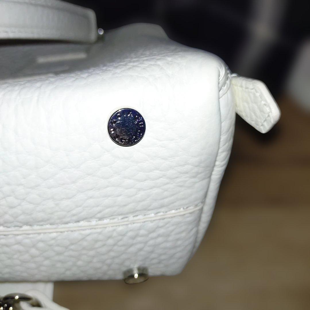 【極美品】IACUCCI ギブリ S　ハンドバッグ 希少カラー　ホワイト