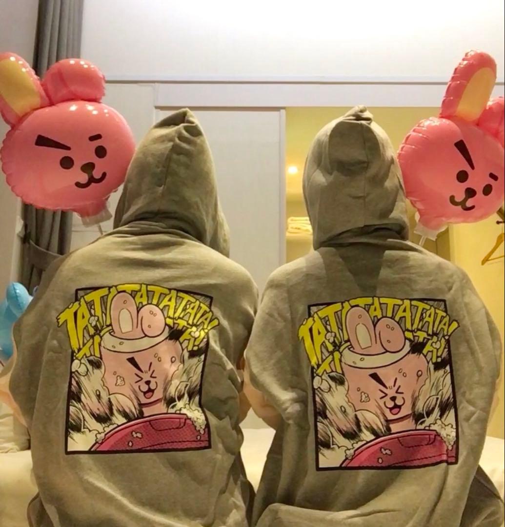 値下げ★新品タグ付き★ BTS BT21 COOKY パーカー ジョングク