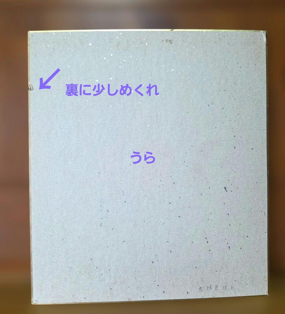 志穂美悦子　直筆　サイン色紙