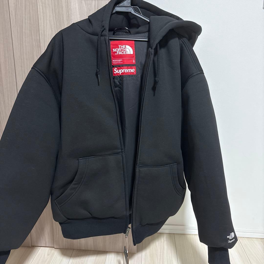 The North Face x Supreme ブラックフーディ