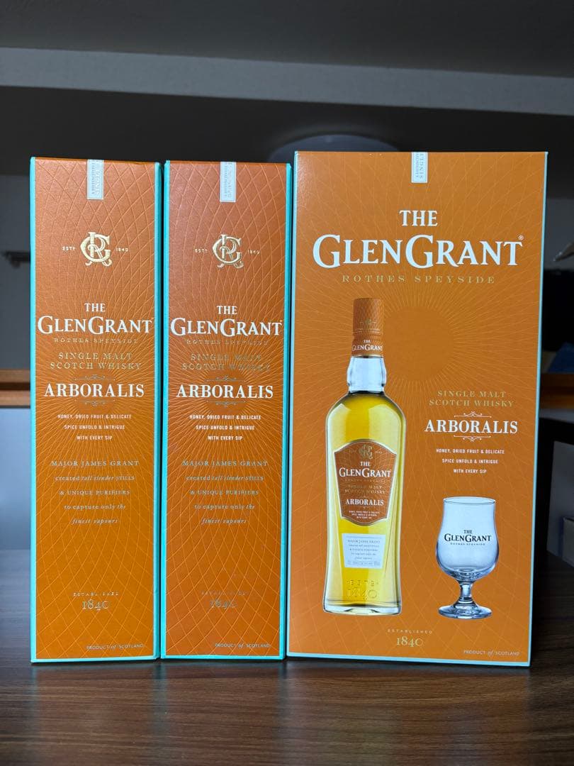 グレングラント　アルボラリス　3本＋グラス付