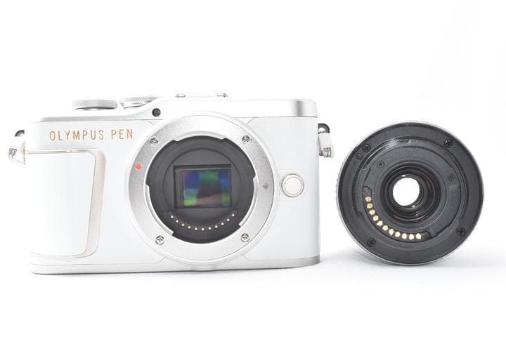【美品】 OLYMPUS PEN E-PL10 ホワイト レンズキット