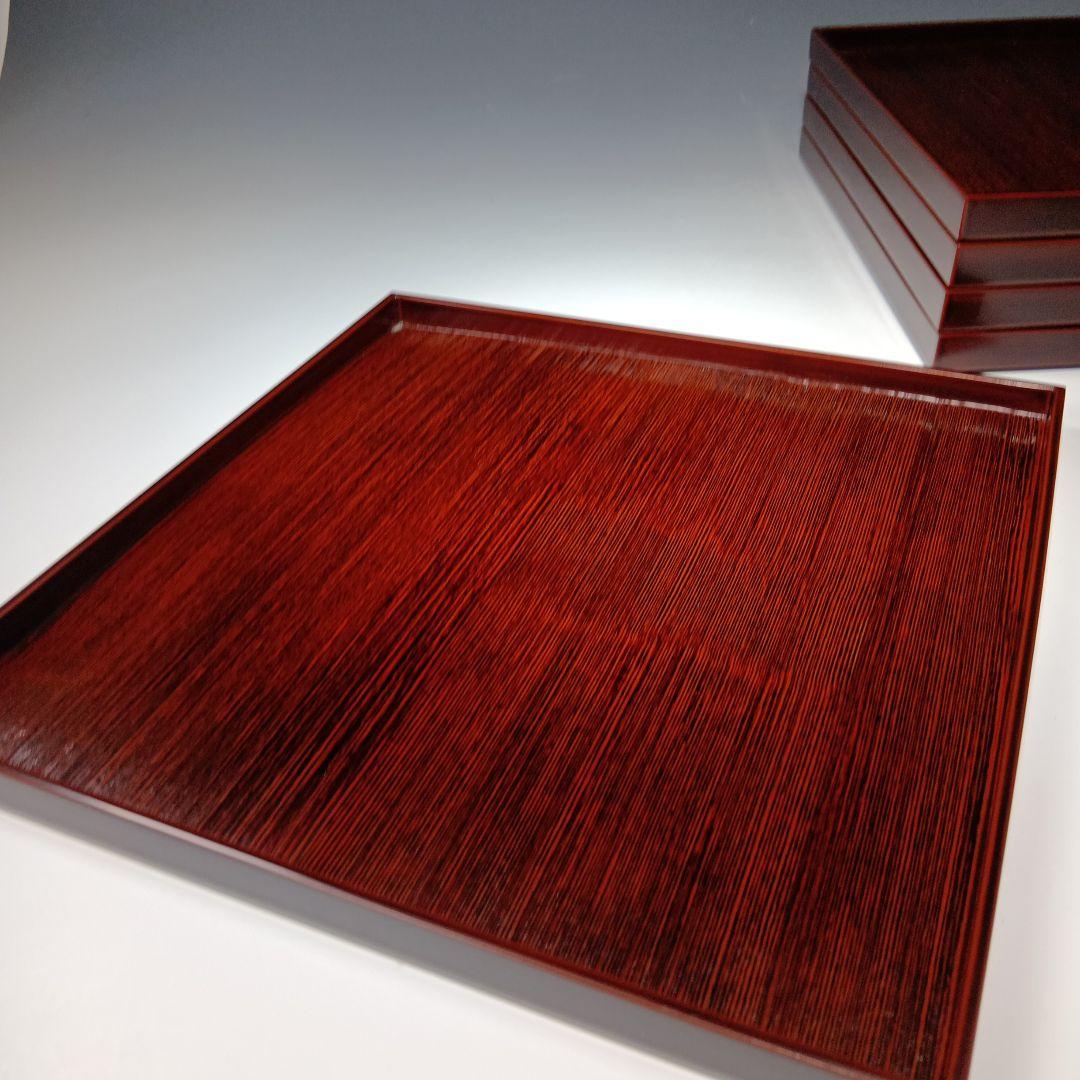 輪島塗　茶懐石膳　5枚　美品　共箱