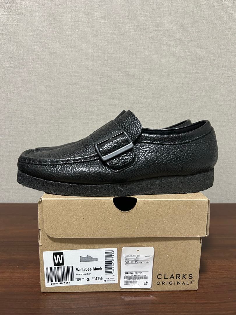 CLARKS ORIGINALS Wallabee Monk ブラック