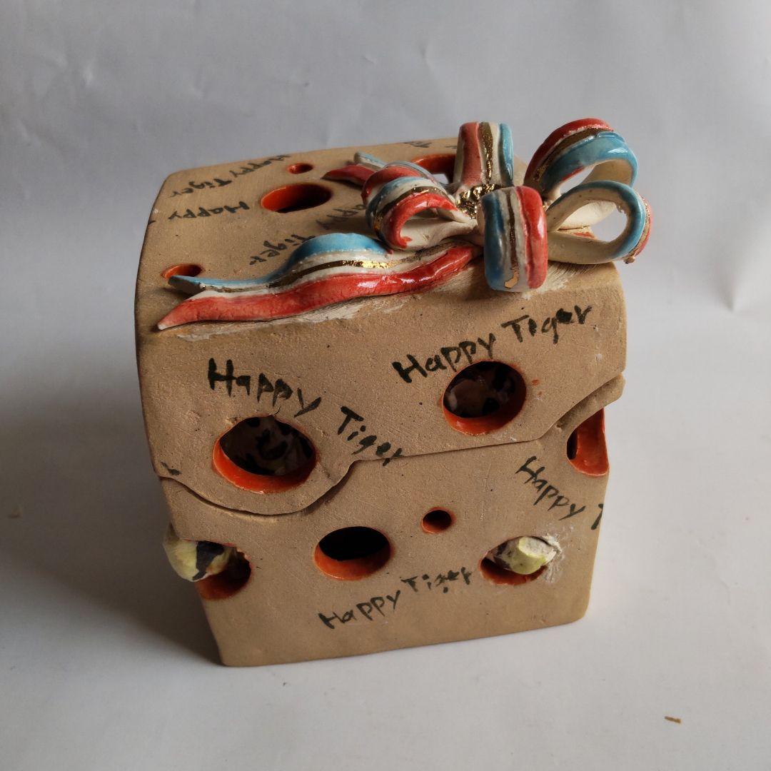 干支置物 前田晶子 作 寅 寅年 HappyTiger 2022 新品 未使用A