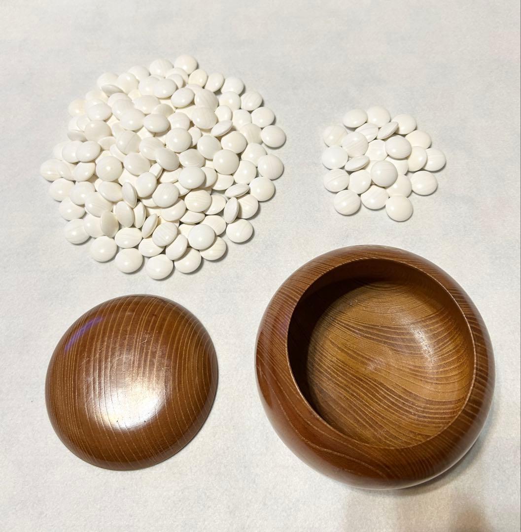 囲碁 碁石 蛤 那智黒 34号 碁笥