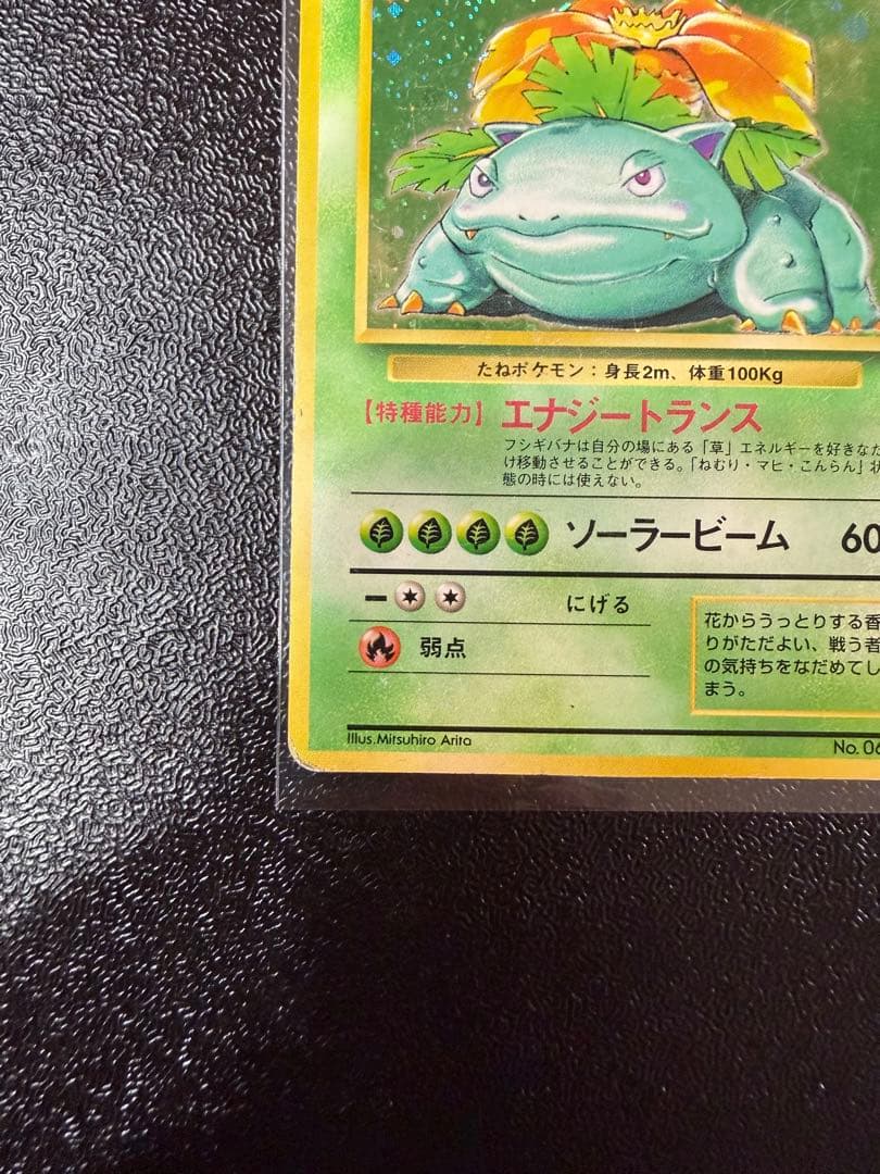 フシギバナ　旧裏 初版 (第1弾初版・マーク無し) ポケモンカード