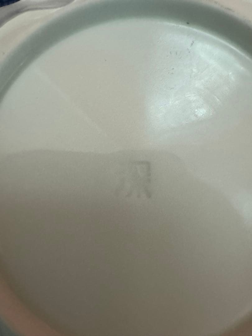 1861  深川製磁　白磁　葉型皿　5客