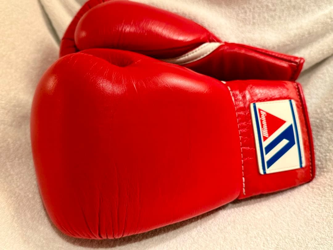 Winning ボクシンググローブ 8oz 赤　中古