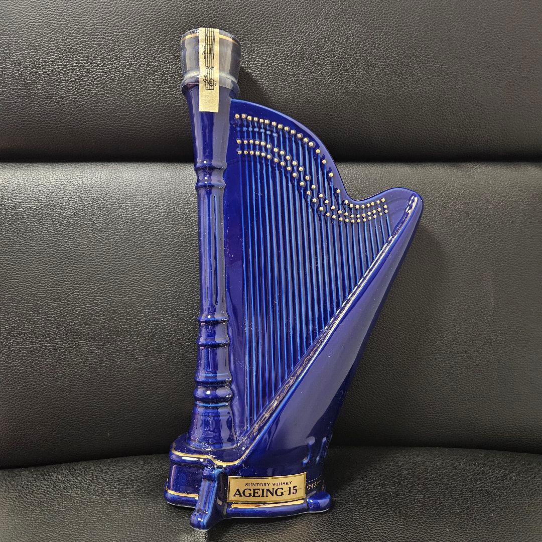 サントリー SUNTORY エイジング 15年 ハープ型ボトル 陶器 500ml