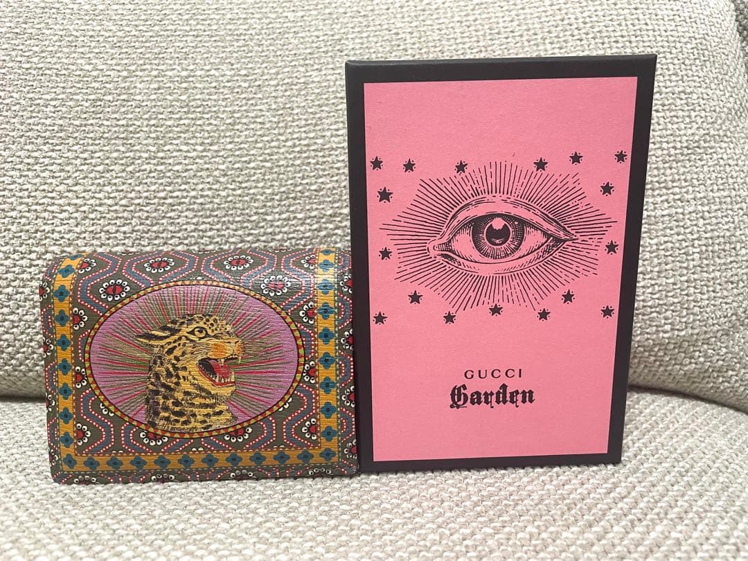 GUCCI Garden二つ折り財布 グッズガーデン ミニウォレット