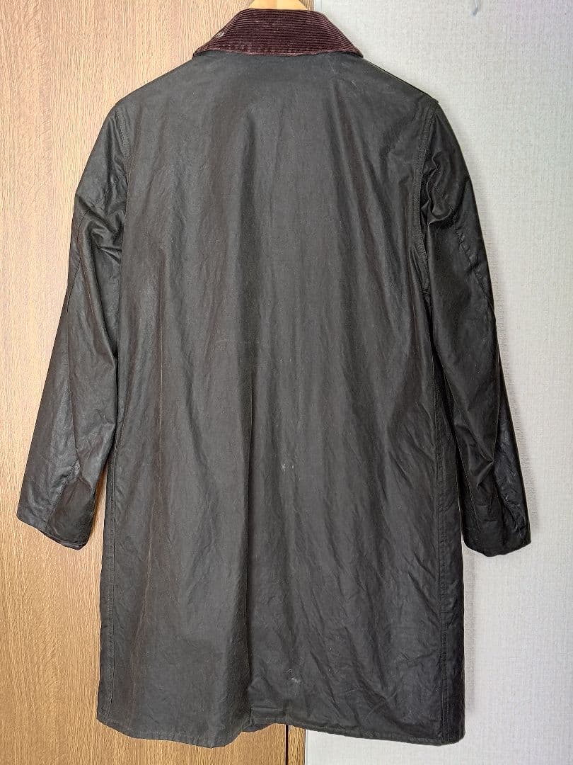 Barbour BORDER ボーダー SL 38 美品　ピンバッジ付き