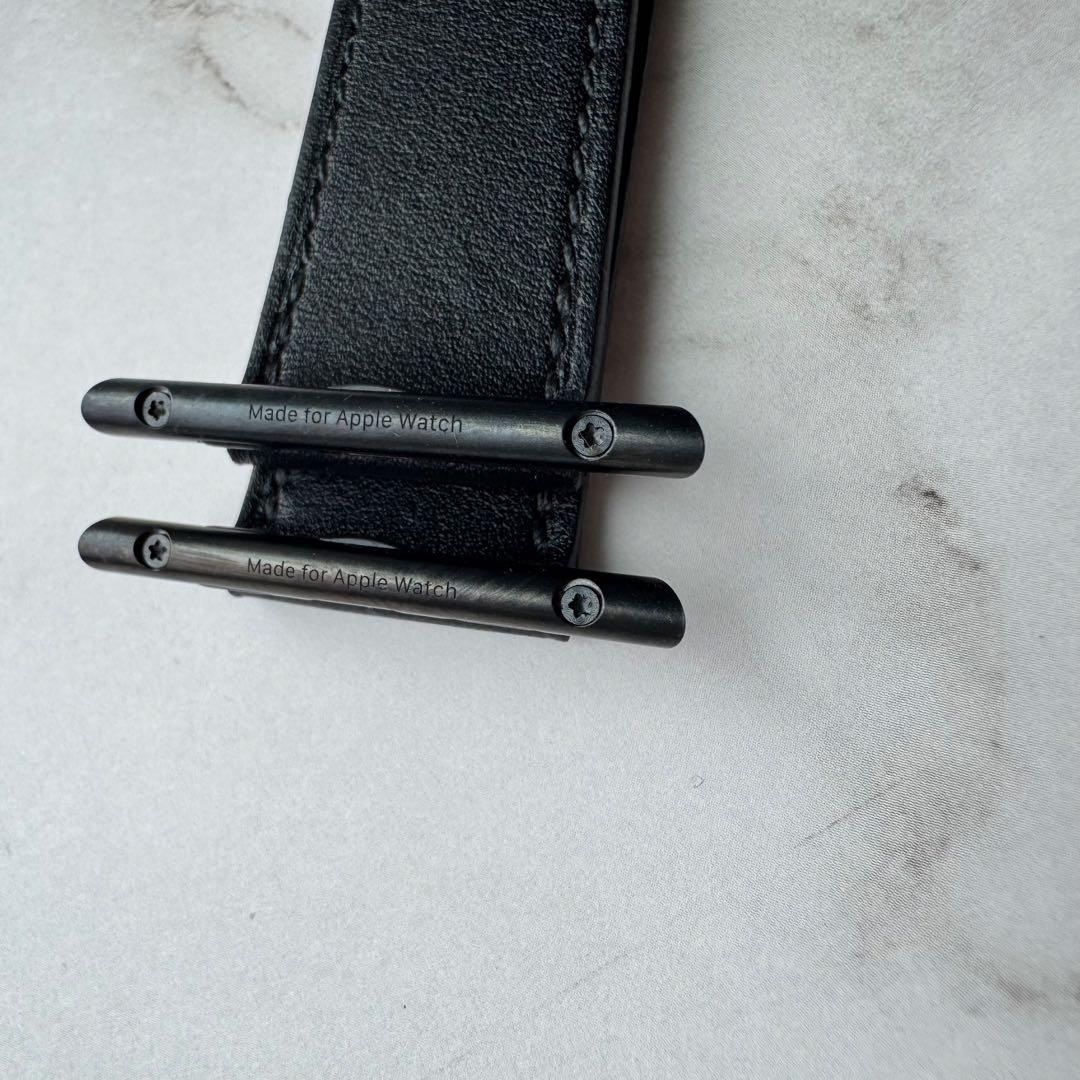 2581 美品　Apple Watch エルメス　ブラック　ドゥブルトゥール
